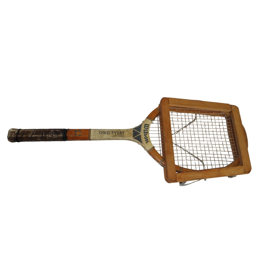 Vintage Wilson Chris Evert Constellation Wood Tennis Racquet Dunlop Press 4531